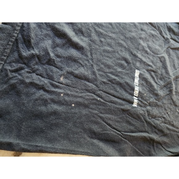 The Big‎ Lebowski T Shirt American Apparel Black Sometimes Theres a Man Movie - Picture 8 of 9